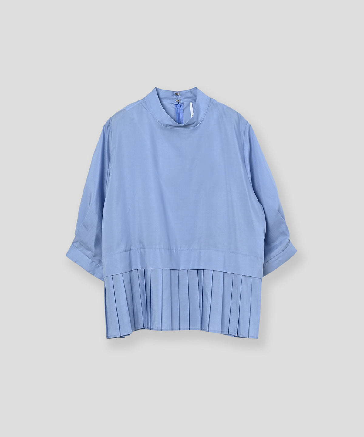 hem pleats blouse / WHT21FBL4004
