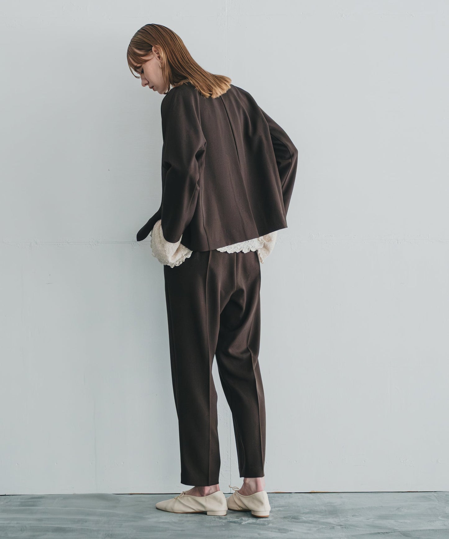 centerpress trouser / WHT23HPT4027