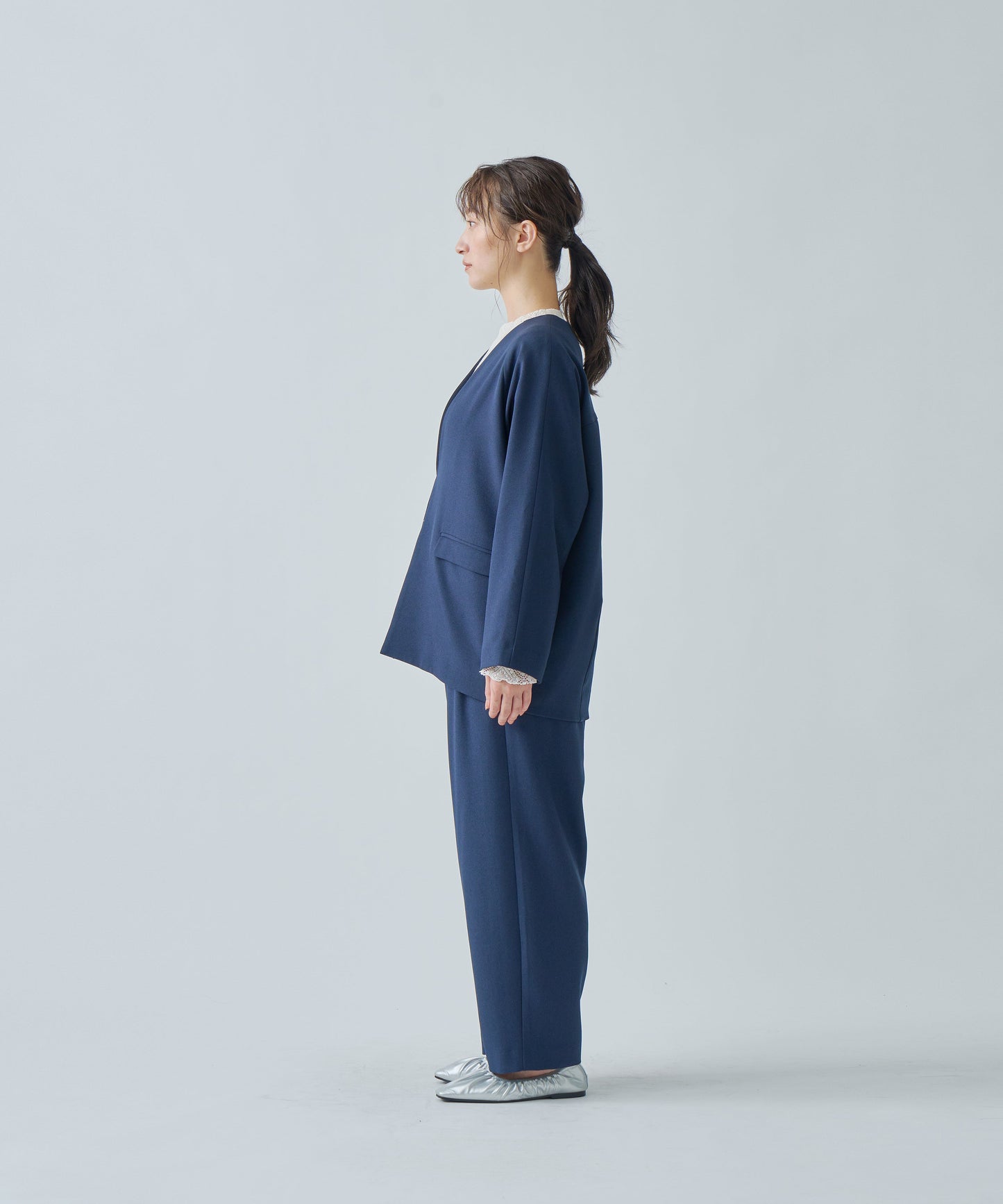 V SLIT OVER JACKET / WHT24FJK4034