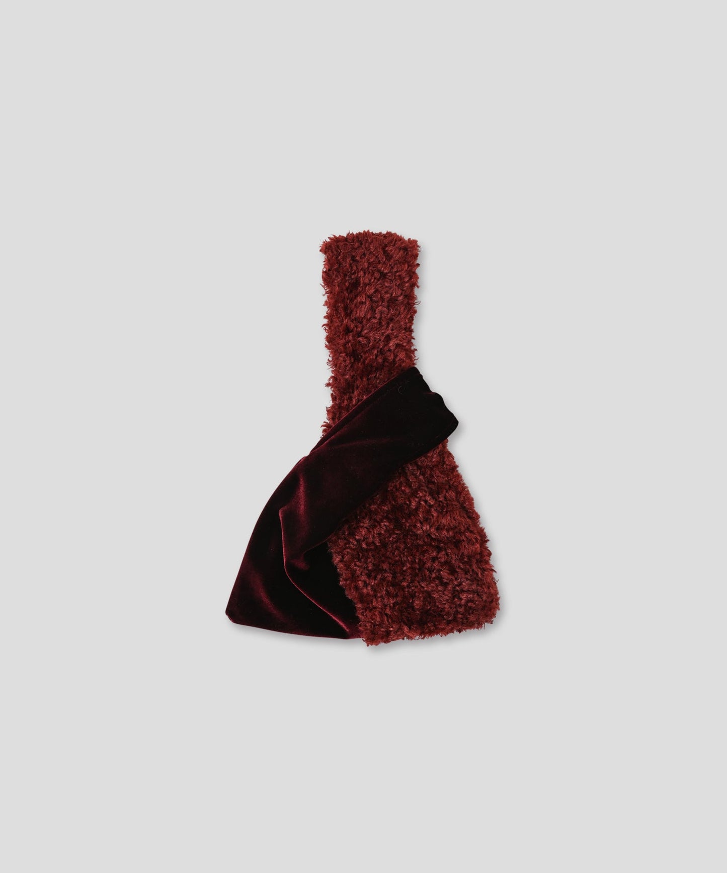 eco fur combination bag / WHT25FAC4011