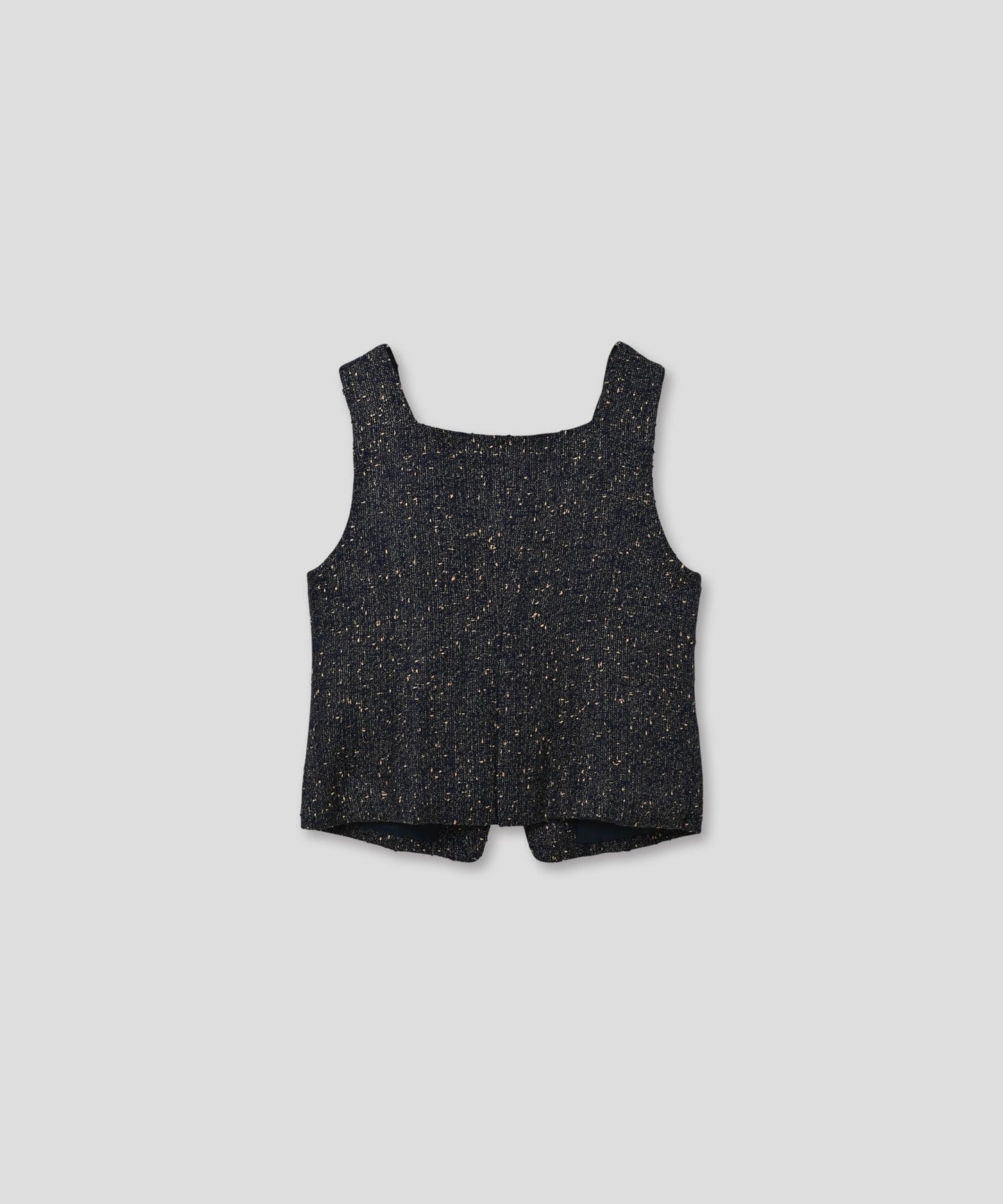 nep tweed bustier / WHT25FBL4079