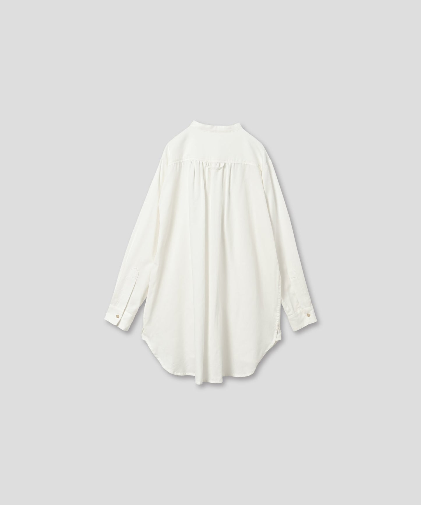 frill dress blouse / WHT25FBL4081