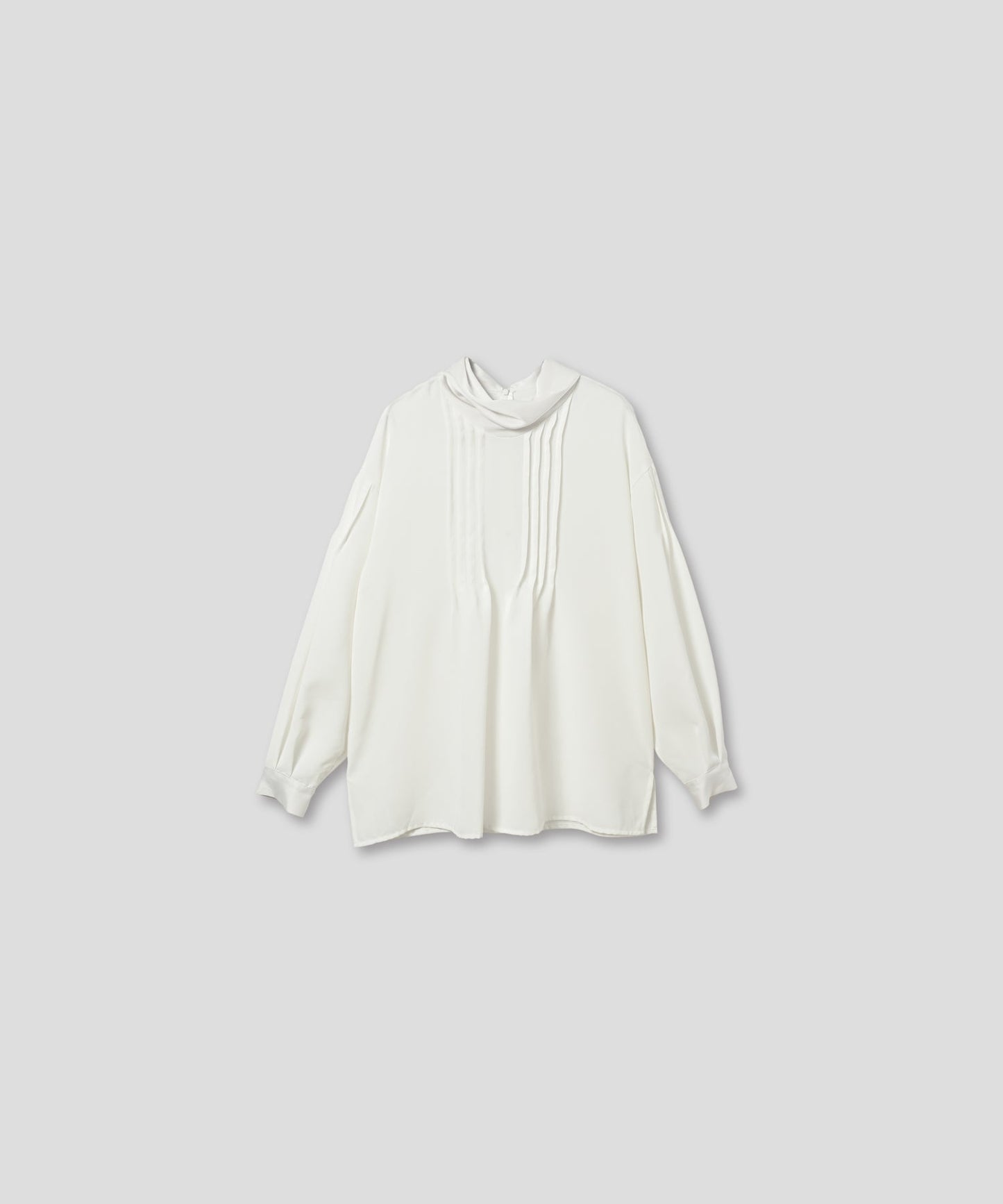 ribbon tie blouse / WHT25FBL4082