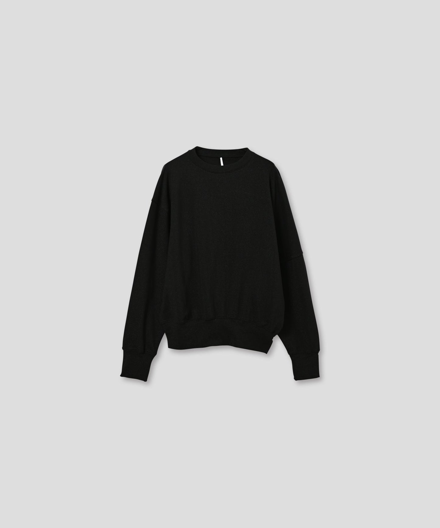 asymmetry glitter sweat / WHT25FCS4003