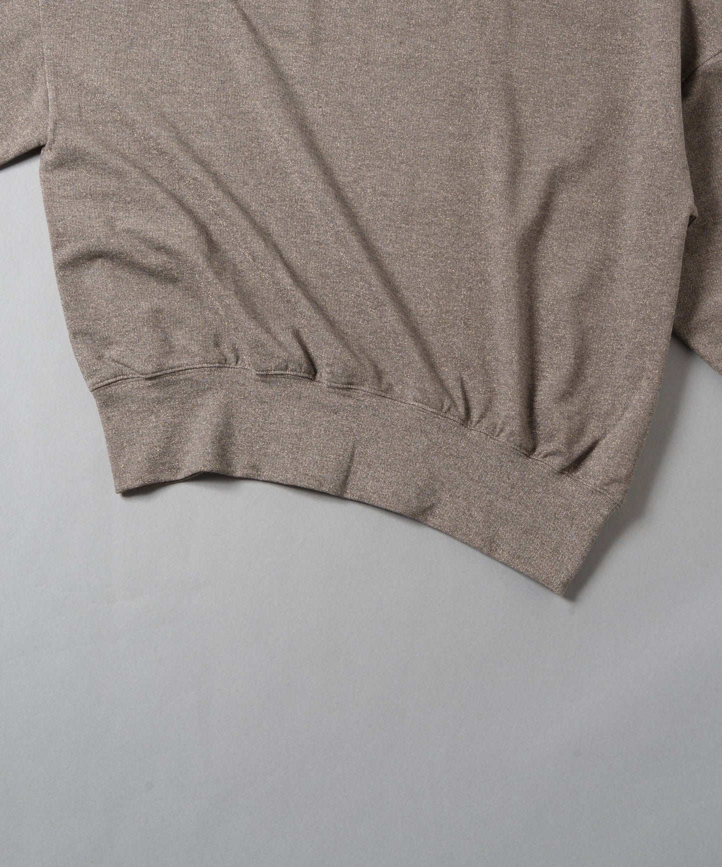 asymmetry glitter sweat / WHT25FCS4003