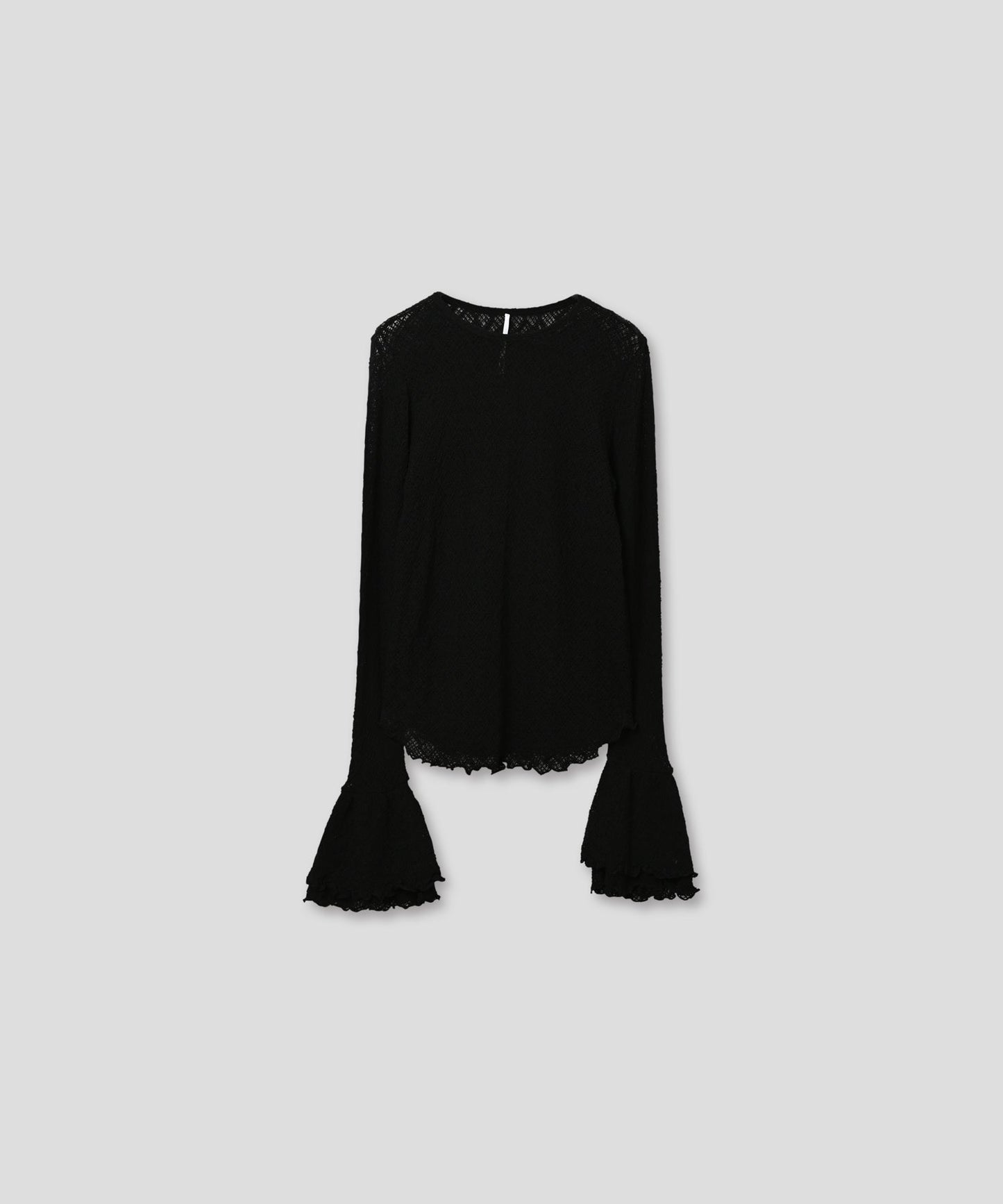 frill flare lace tops / WHT25FCS4004