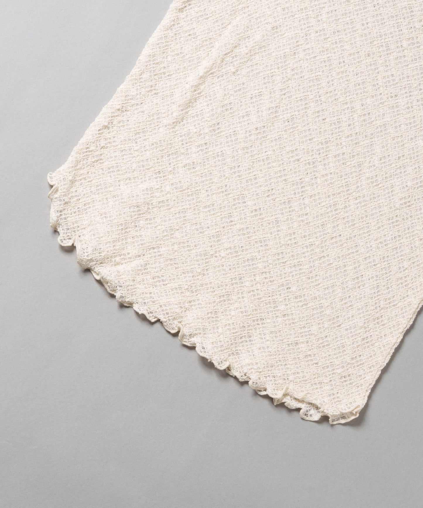 frill flare lace tops / WHT25FCS4004