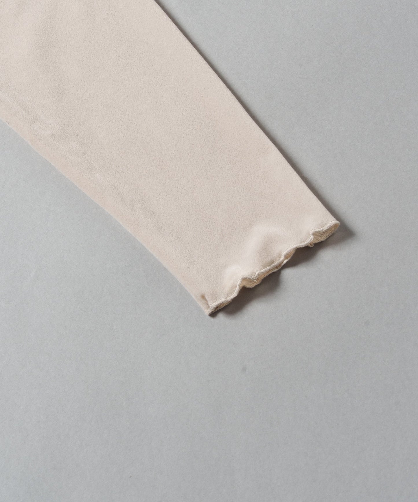 sheer velour blouse / WHT25FCS4006