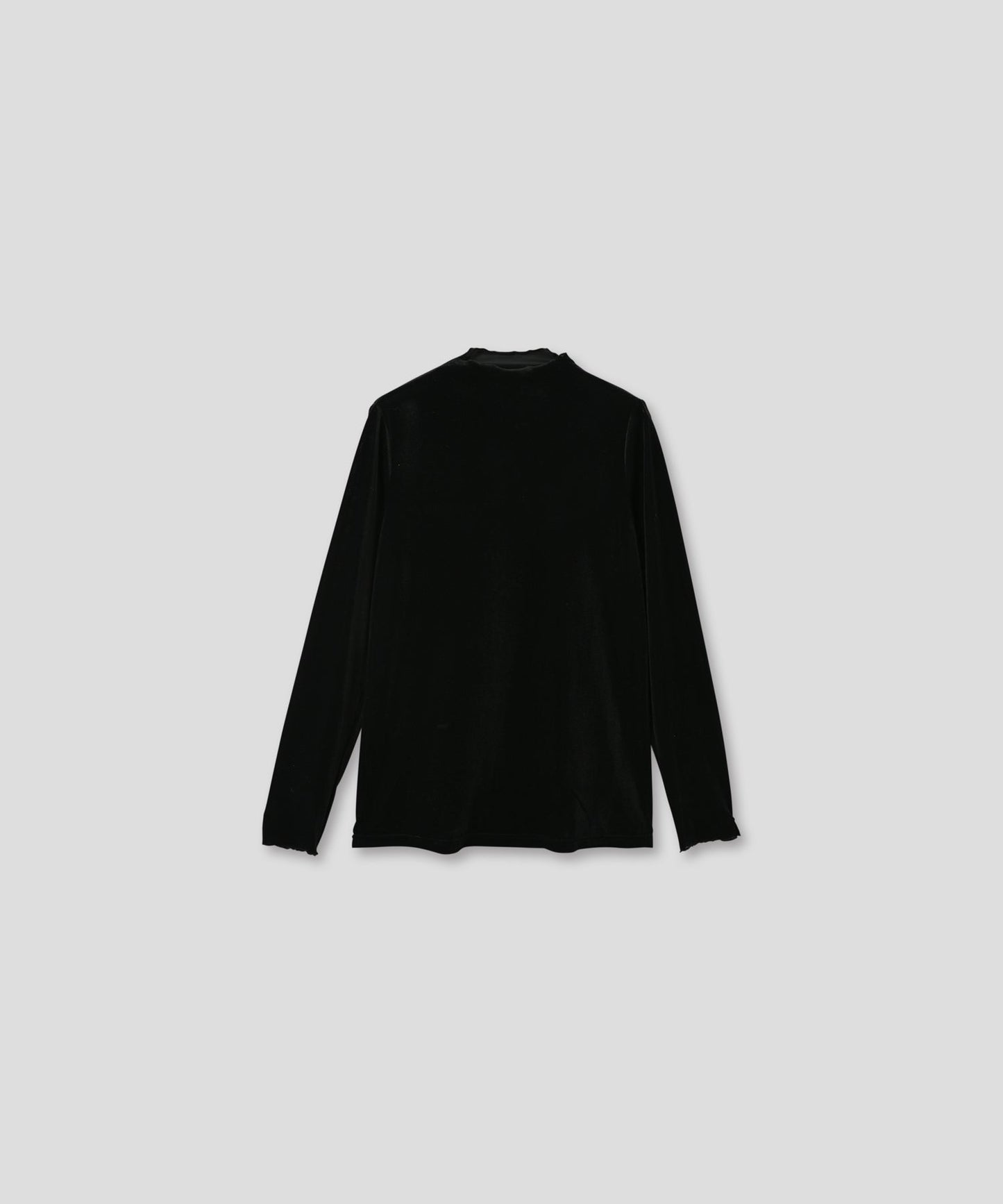 sheer velour blouse / WHT25FCS4006