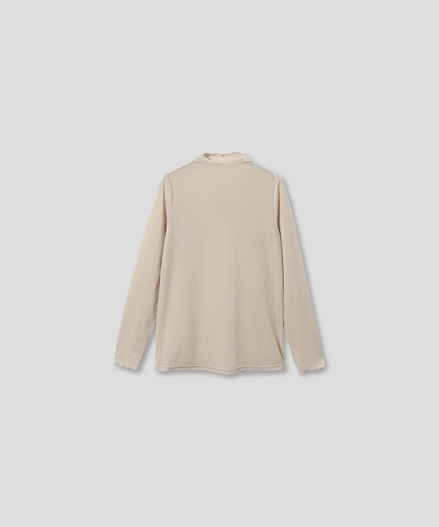 sheer velour blouse / WHT25FCS4006
