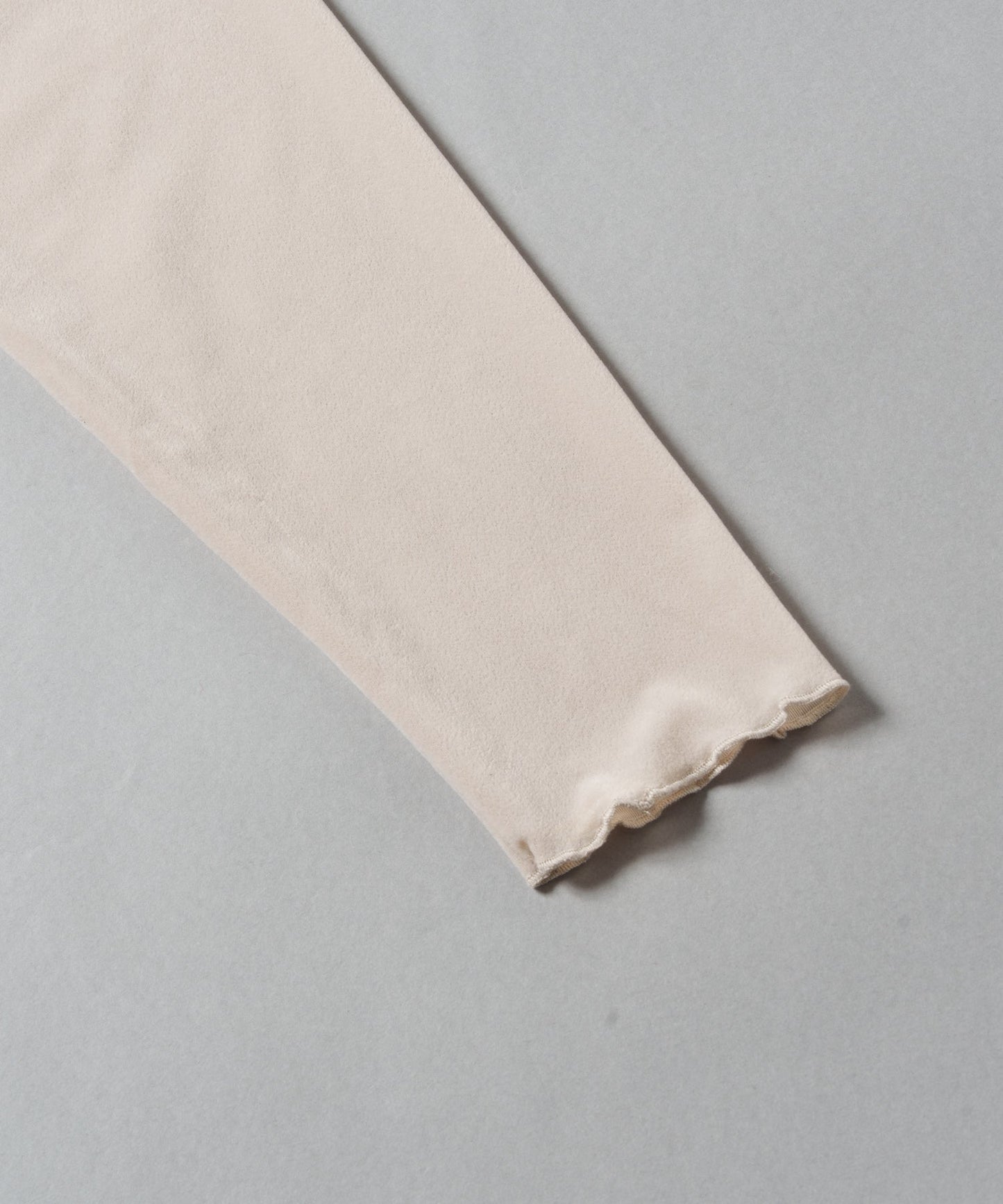 sheer velour blouse / WHT25FCS4006