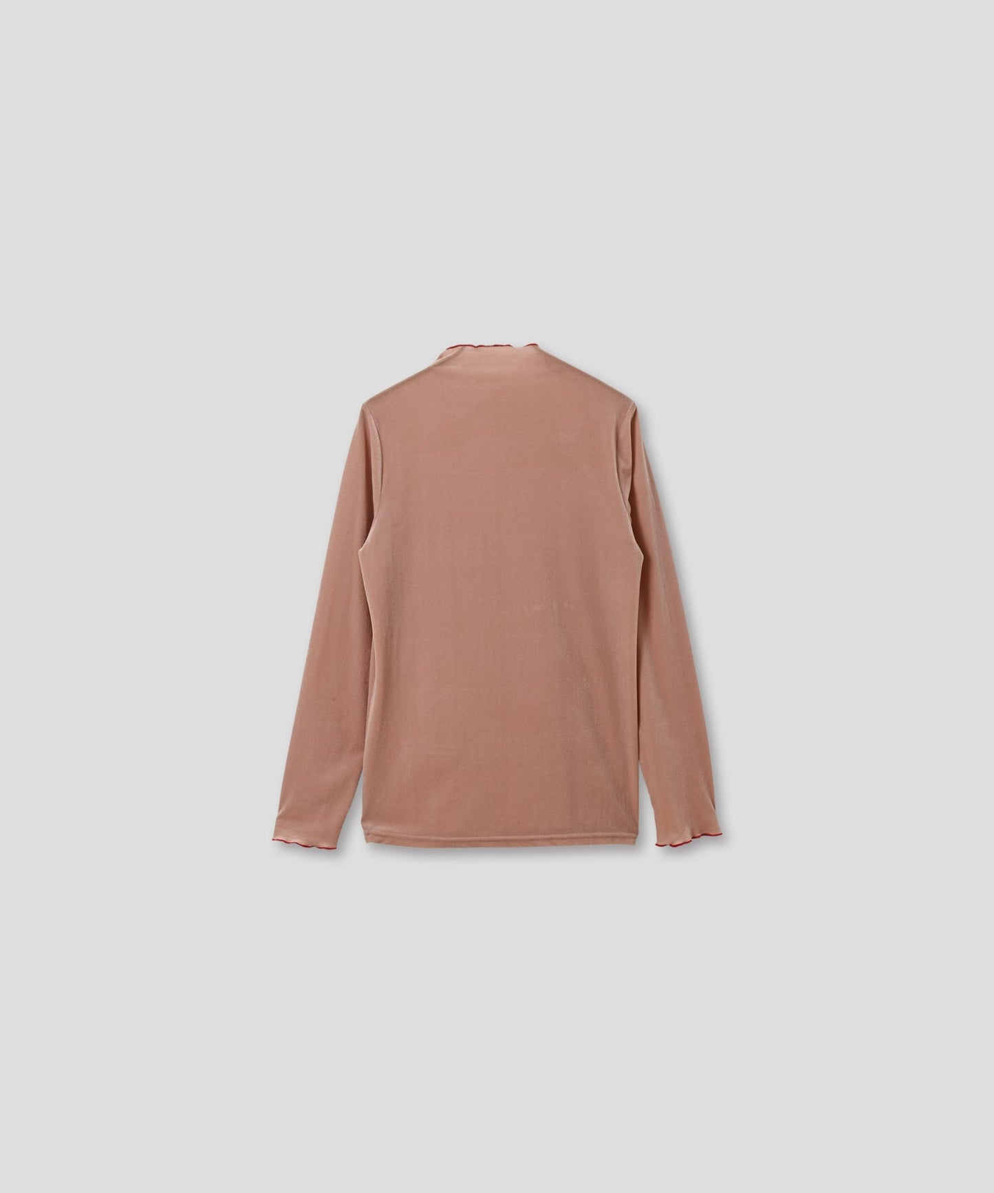 sheer velour blouse / WHT25FCS4006