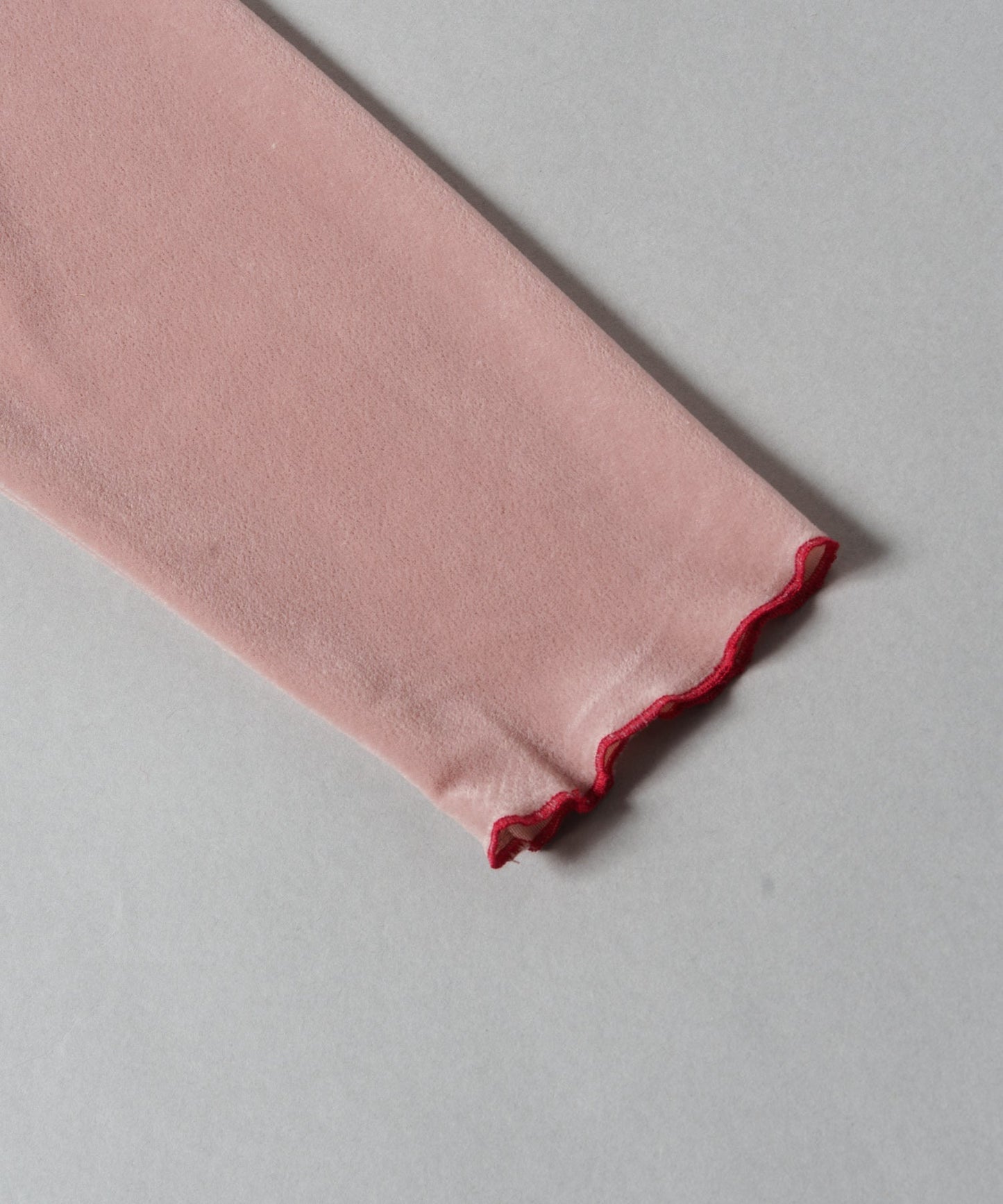 sheer velour blouse / WHT25FCS4006