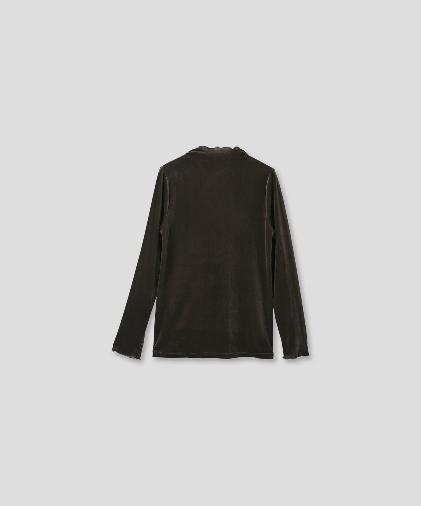 sheer velour blouse / WHT25FCS4006