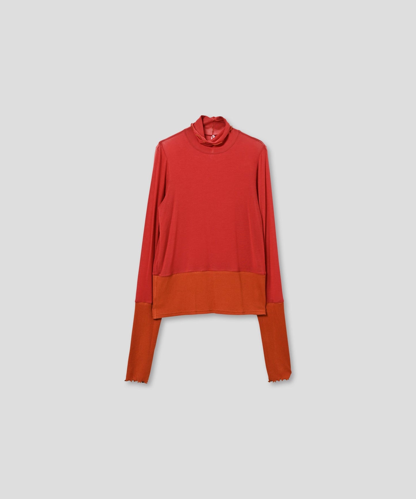 cashmere silk color block turtle / WHT25FCS4007