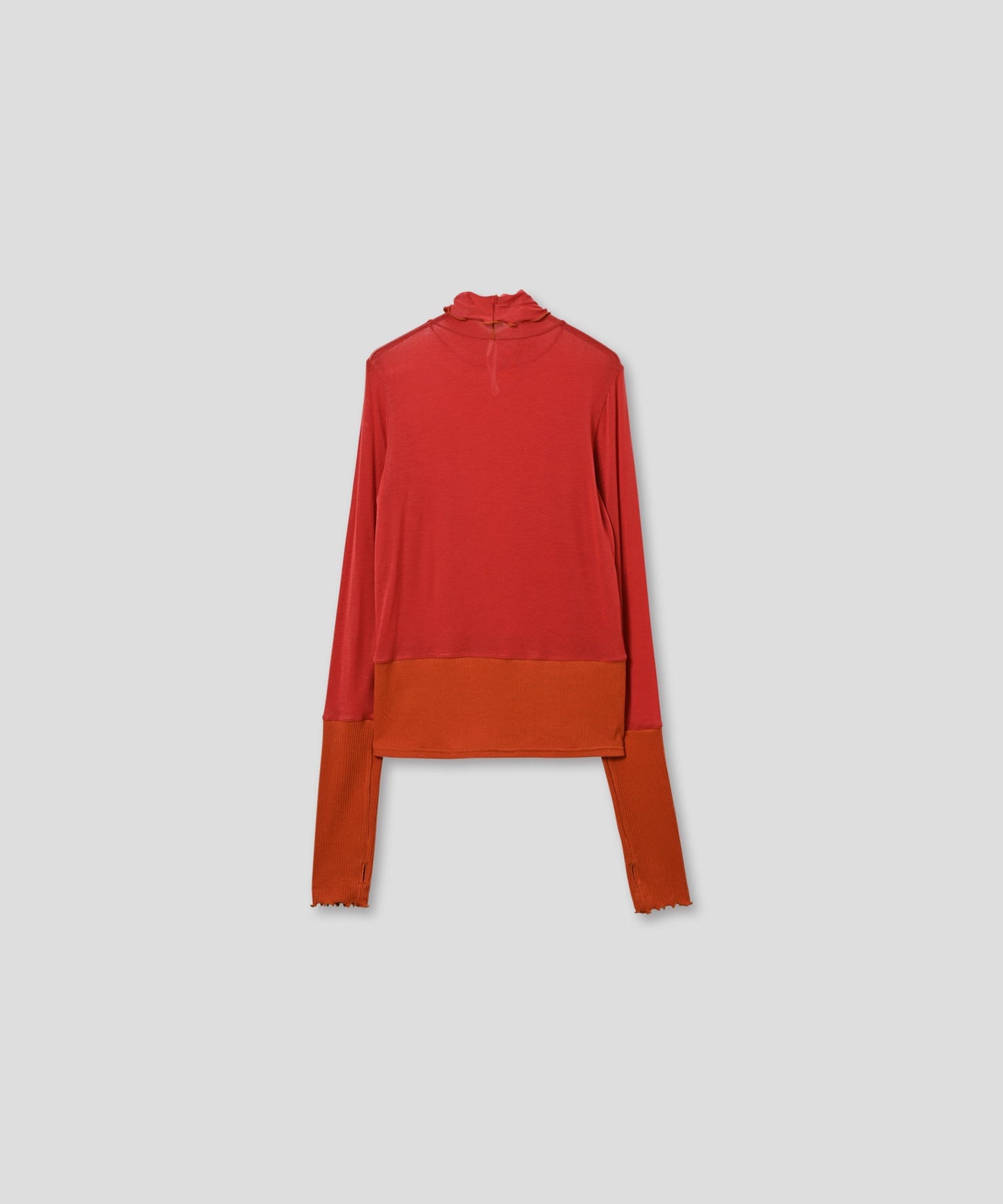 cashmere silk color block turtle / WHT25FCS4007