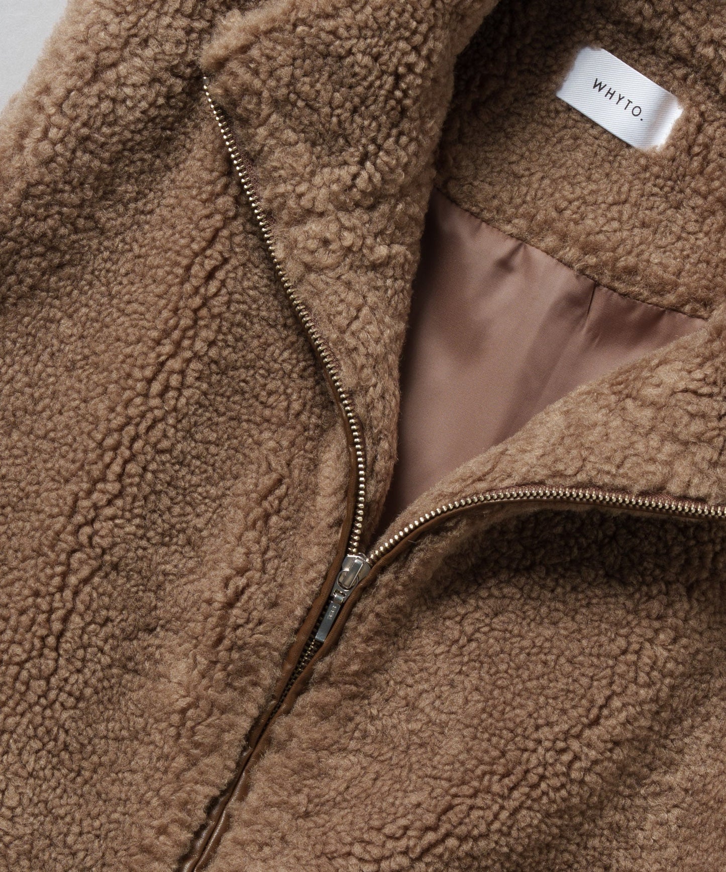 eco fur combination vest / WHT25FJK4045