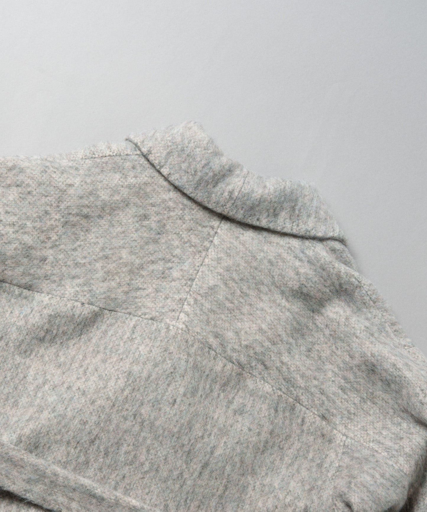 shaggy wool coat / WHT25FJK4046