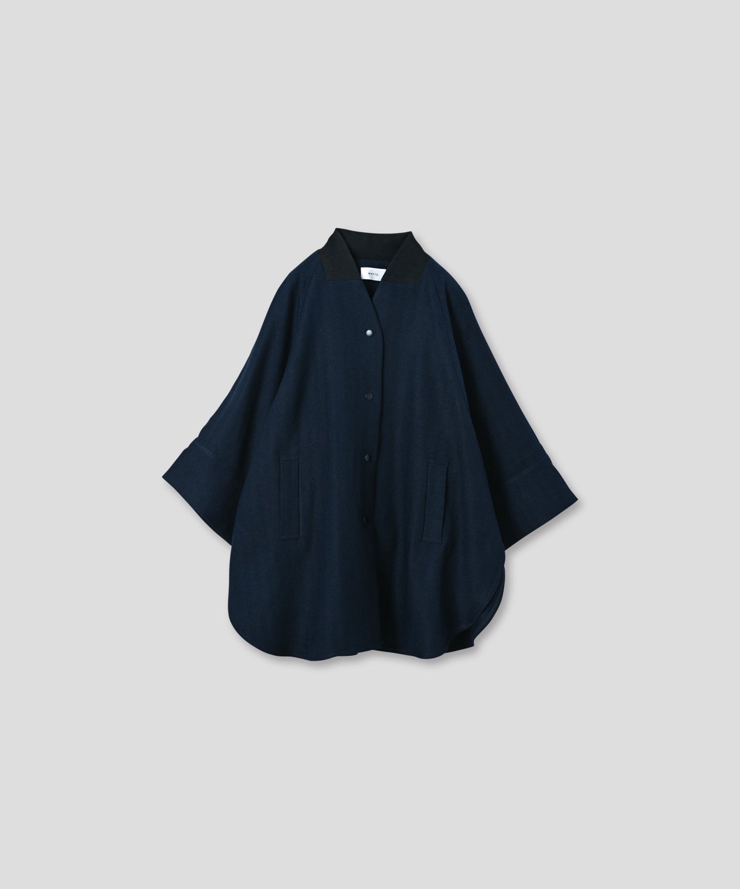 round cape jacket / WHT25FJK4047