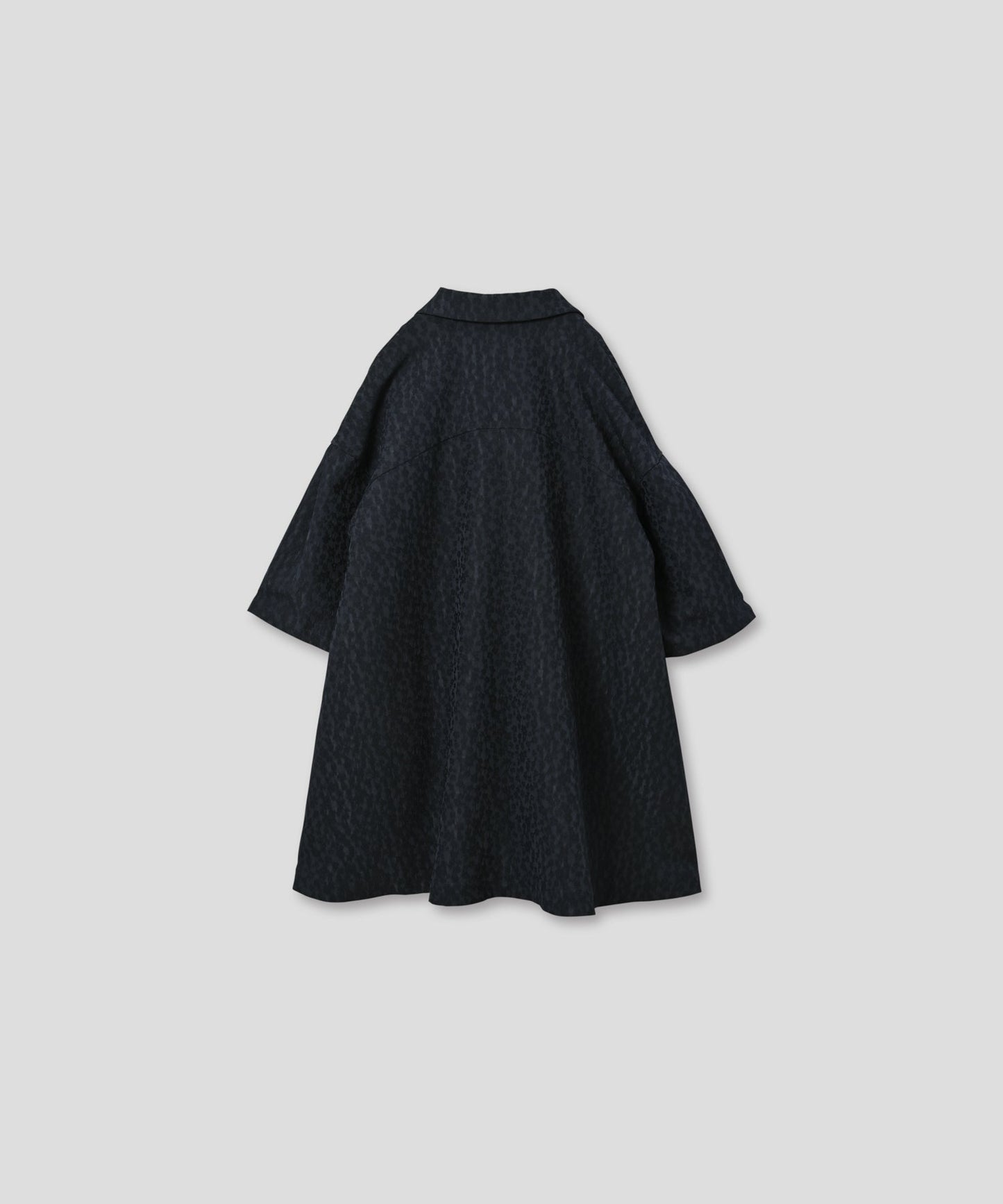 jacquard tent line coat / WHT25FJK4048