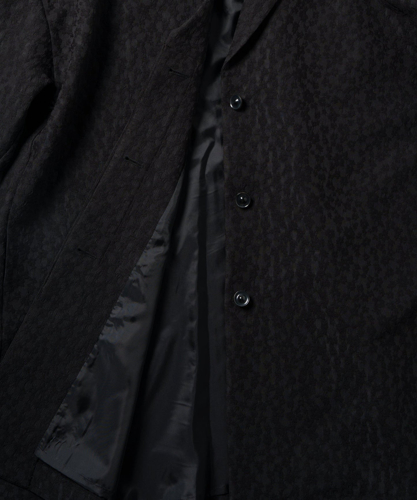 jacquard tent line coat / WHT25FJK4048