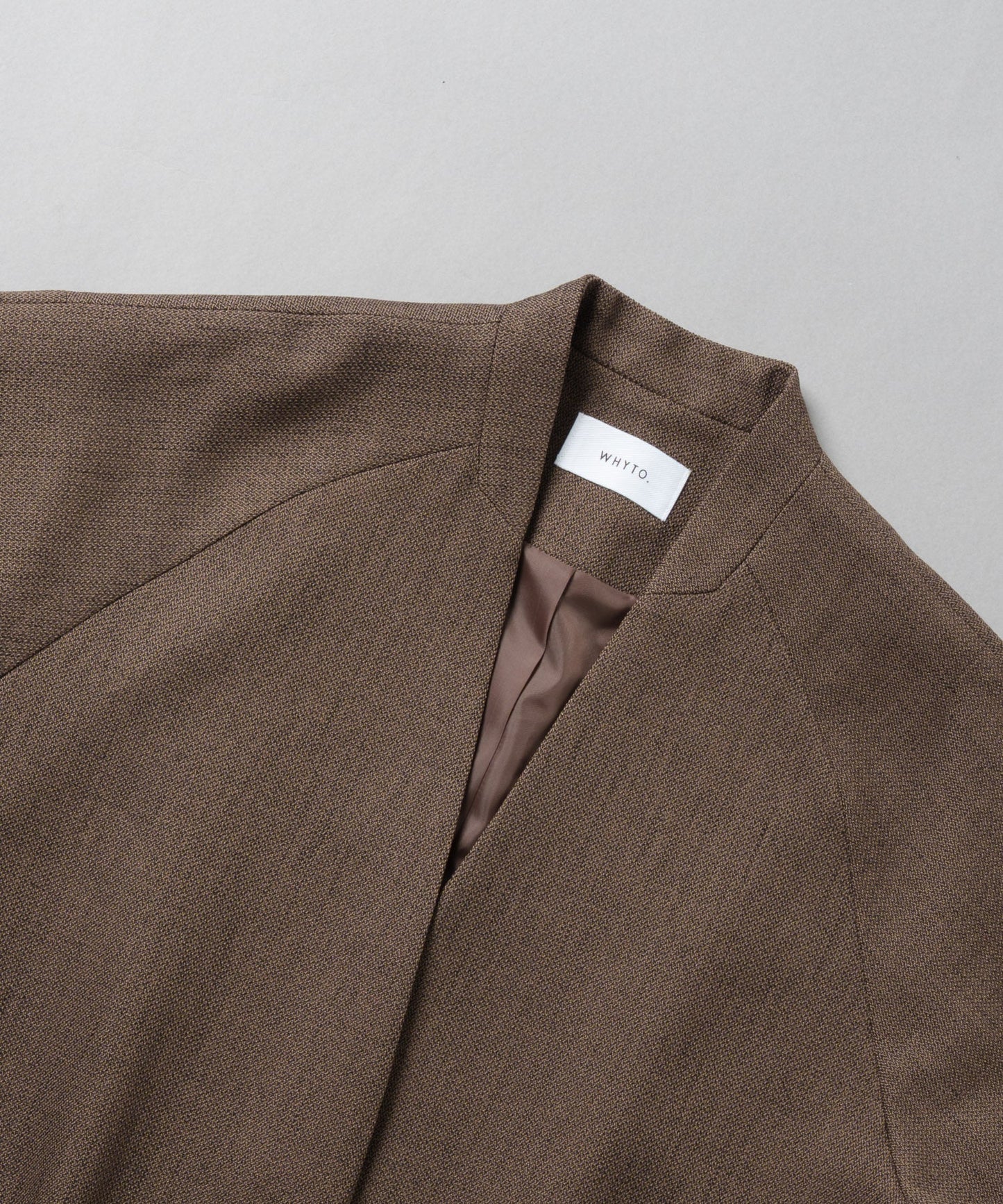 chic tweed over jacket / WHT25FJK4049