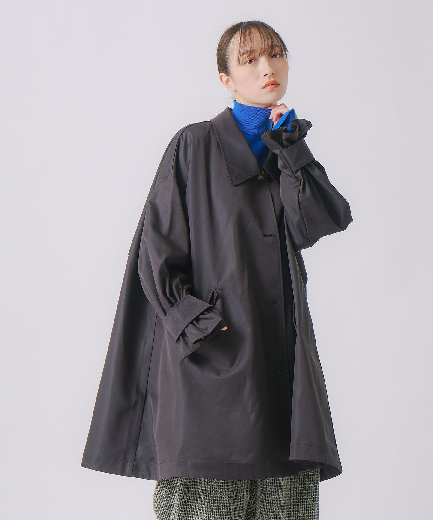 tent layered coat / WHT25FJK4050