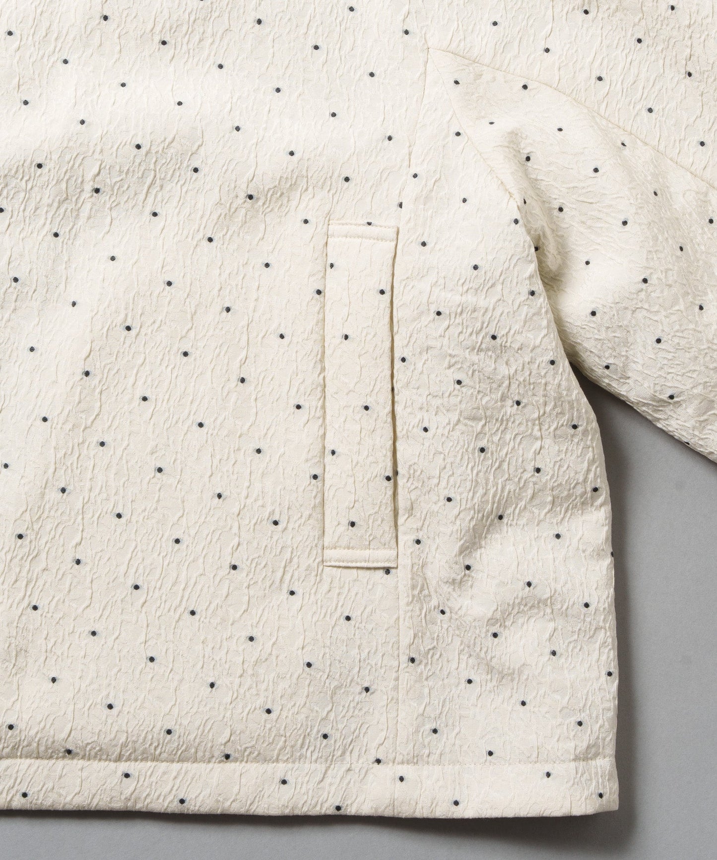 dot reversible quilt jacket / WHT25FJK4051