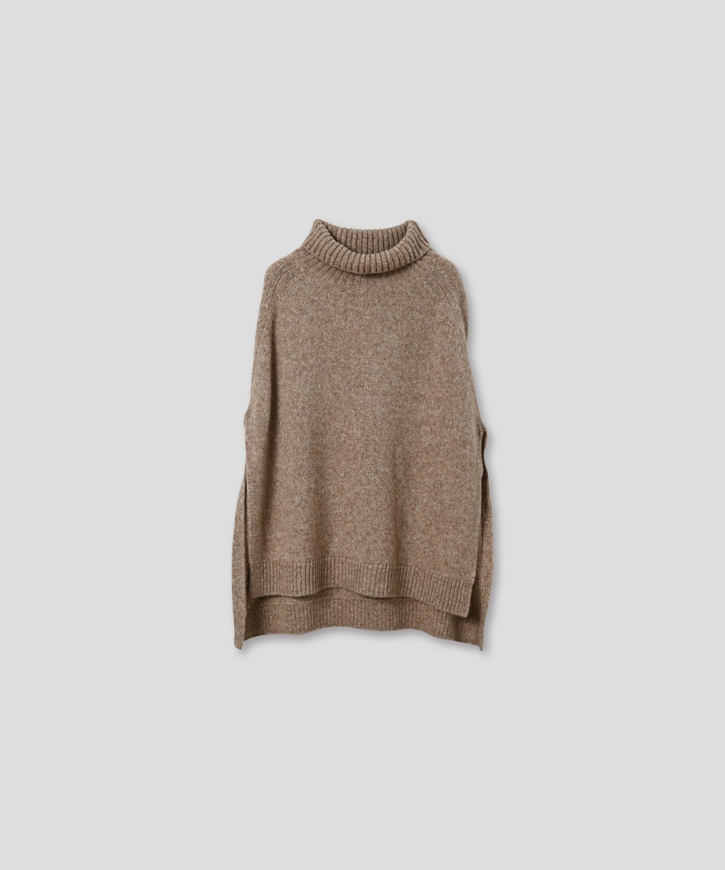 cashmere cape knit / WHT25FKN4038