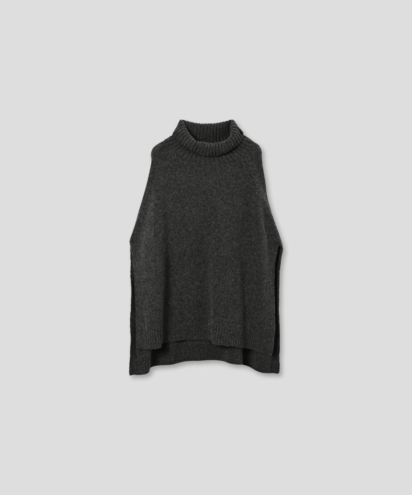 cashmere cape knit / WHT25FKN4038