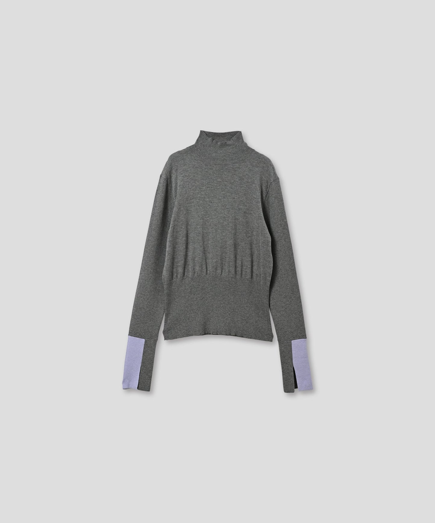 color block knit / WHT25FKN4039