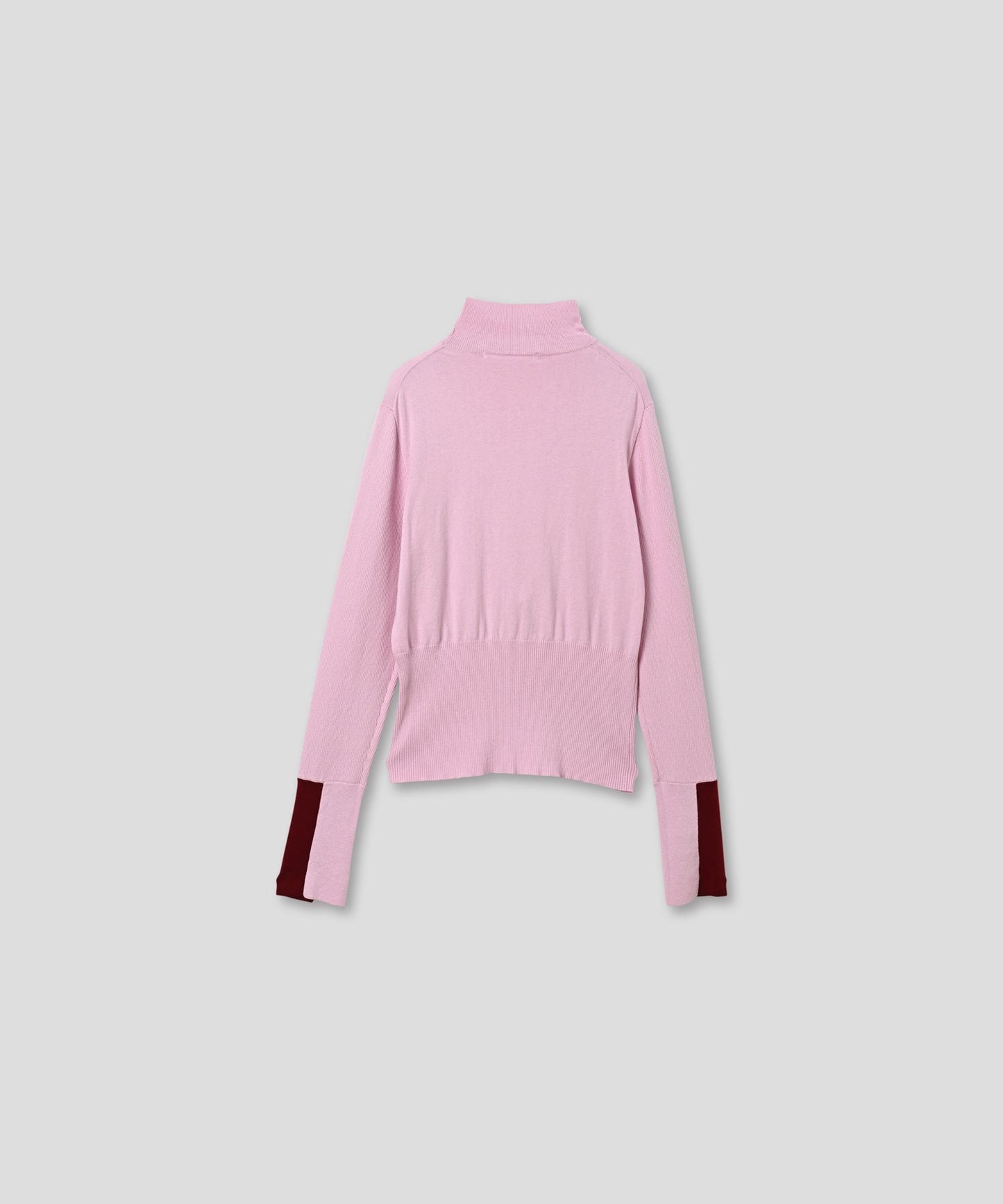 color block knit / WHT25FKN4039