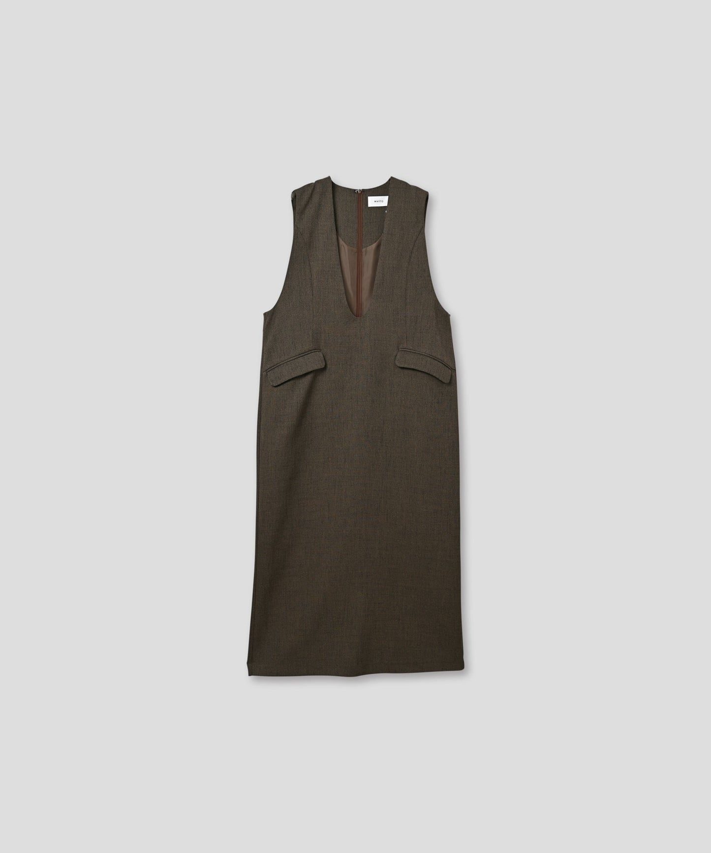 chic tweed cocoon dress / WHT25FOP4071