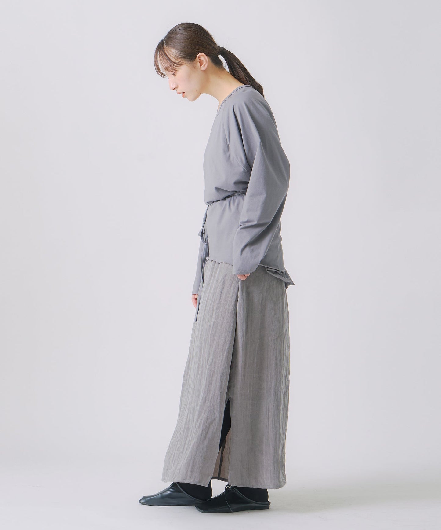layered apron dress / WHT25FOP4074