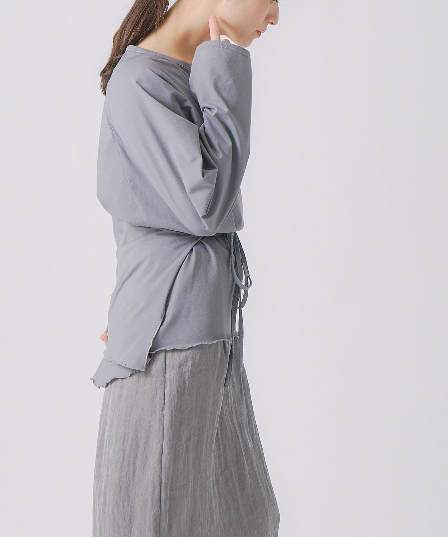 layered apron dress / WHT25FOP4074