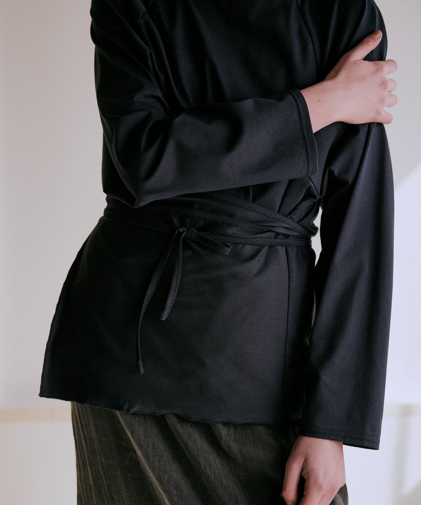 layered apron dress / WHT25FOP4074