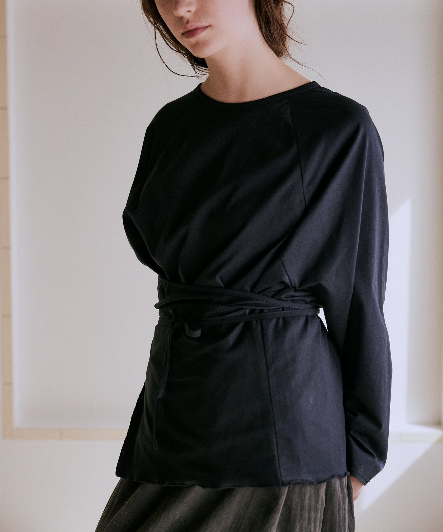 layered apron dress / WHT25FOP4074