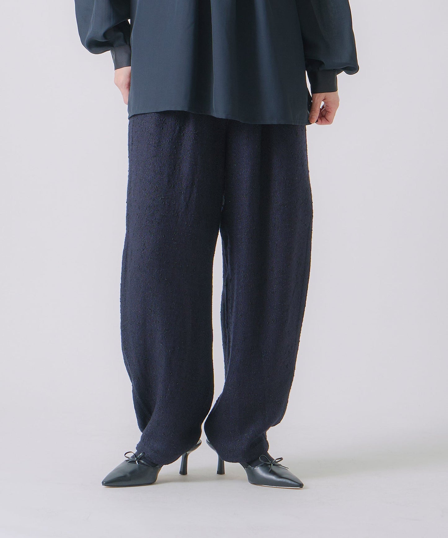 nep tweed trouser / WHT25FPT4056