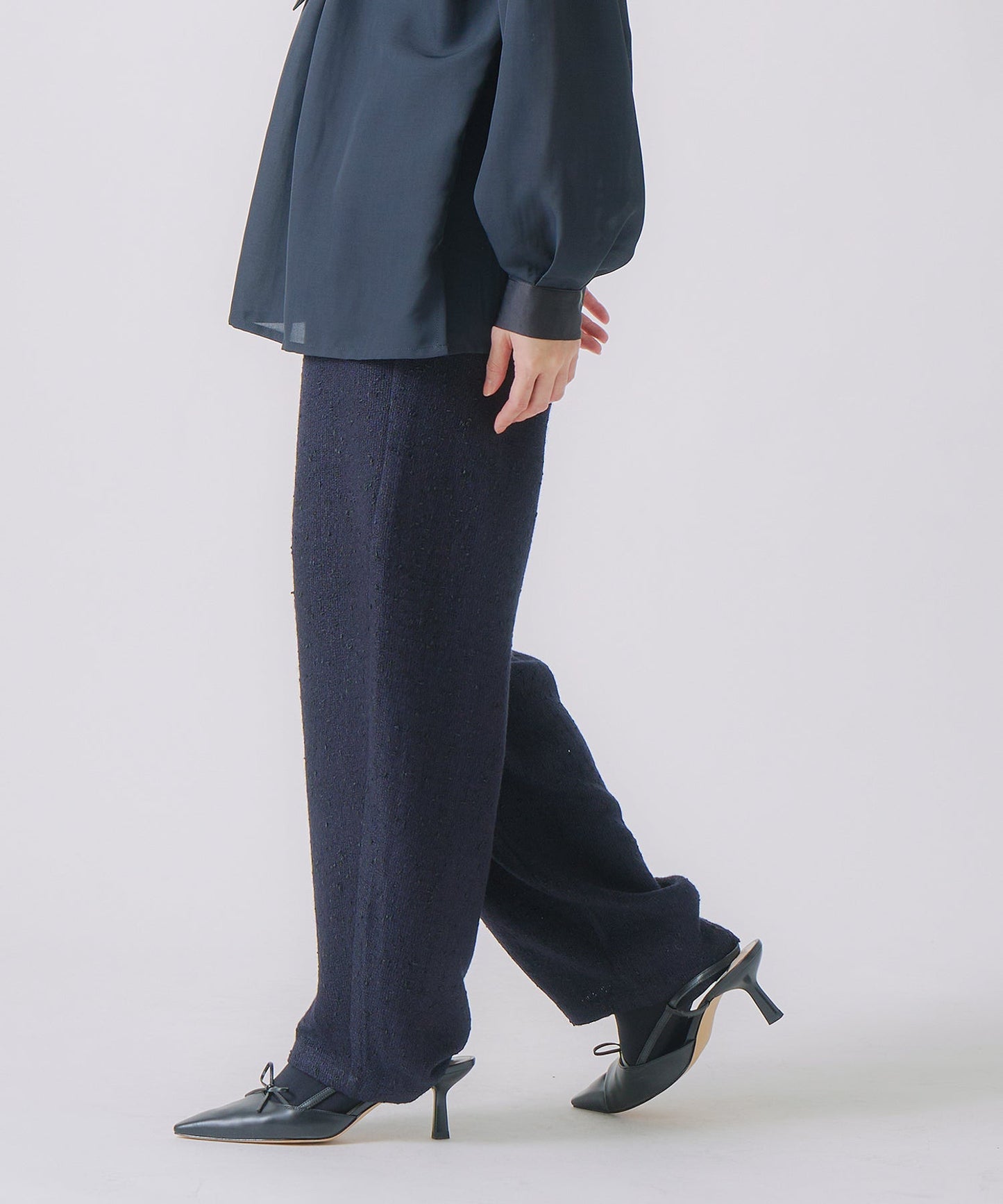 nep tweed trouser / WHT25FPT4056