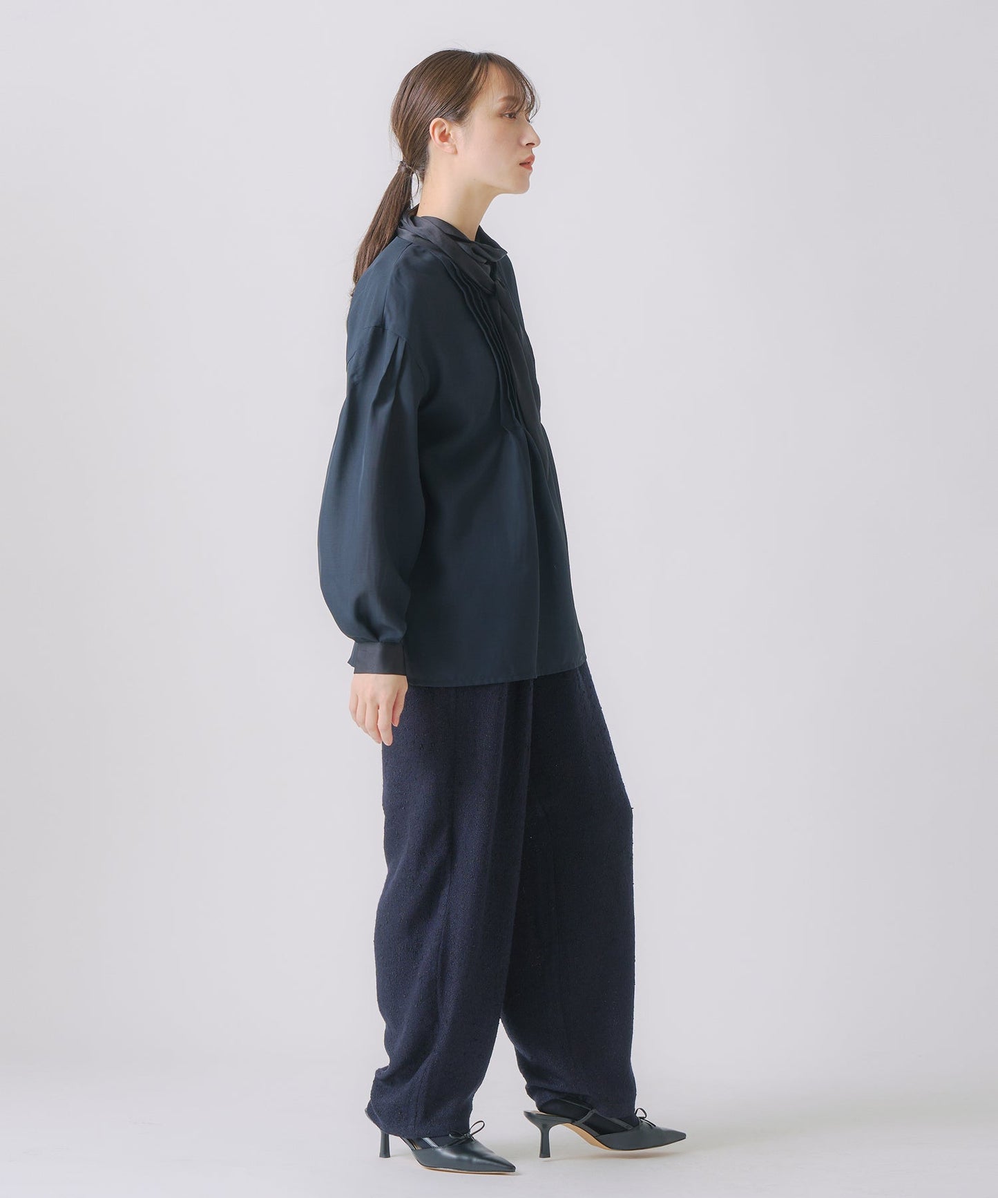 nep tweed trouser / WHT25FPT4056
