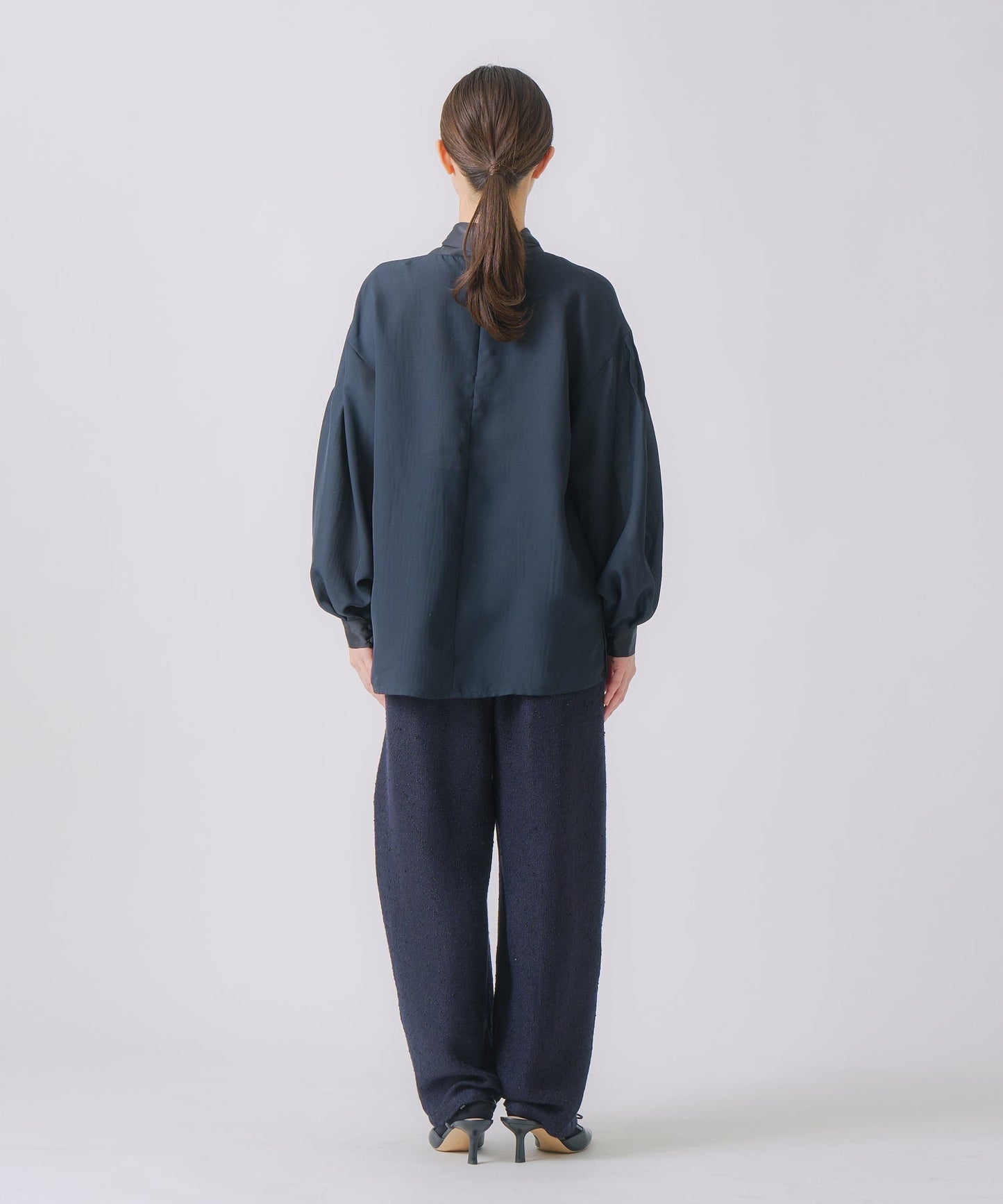 nep tweed trouser / WHT25FPT4056