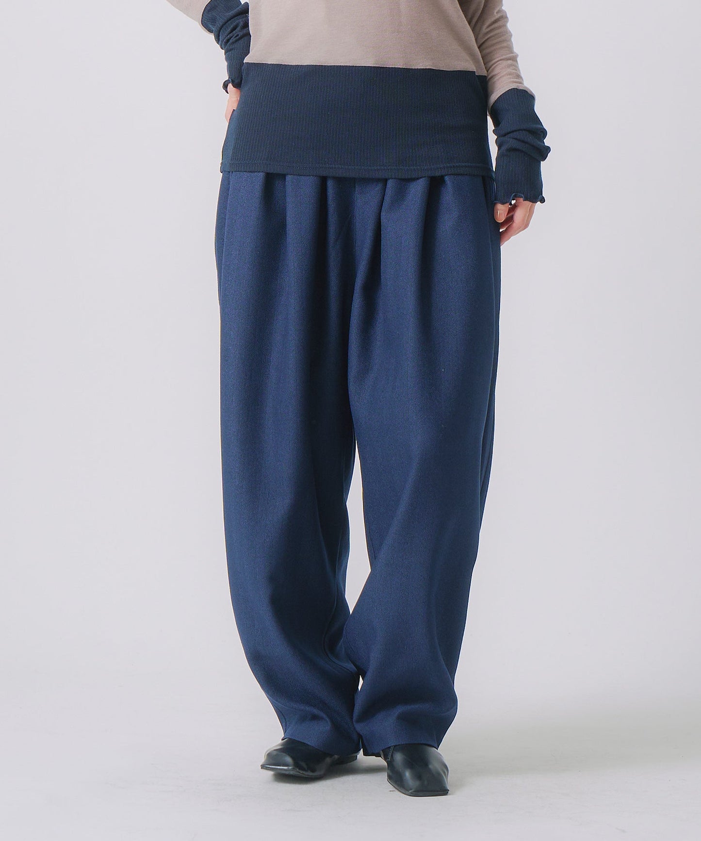 tack design trouser / WHT25FPT4059