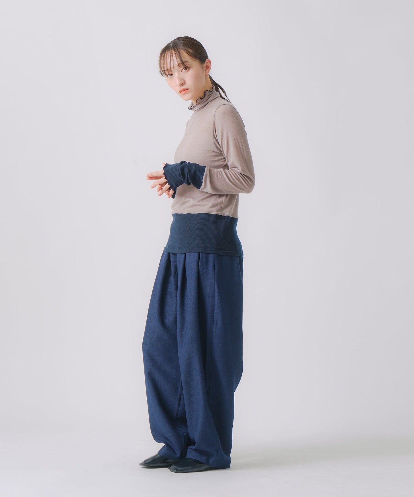 tack design trouser / WHT25FPT4059