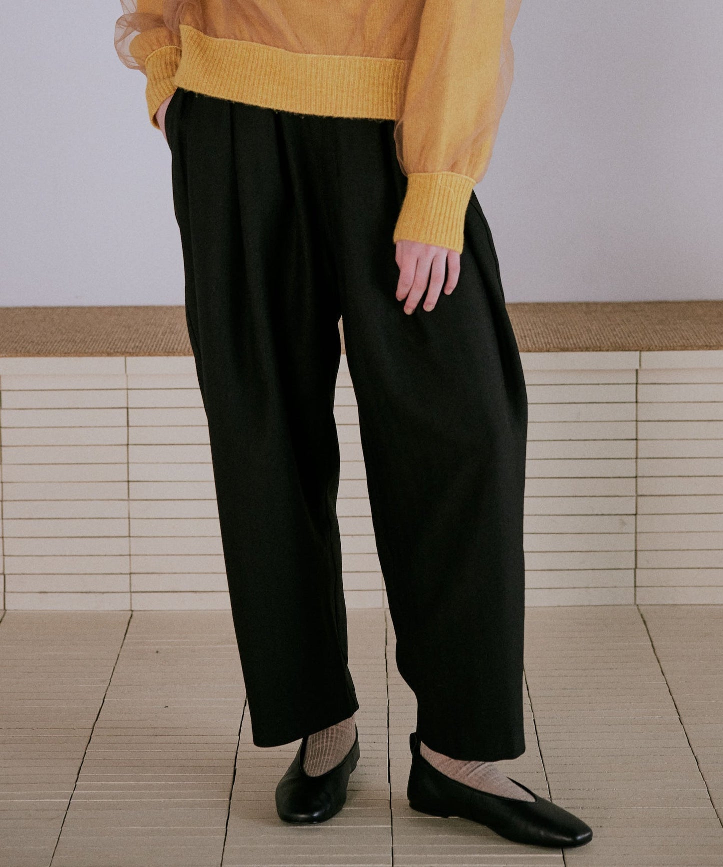 tack design trouser / WHT25FPT4059