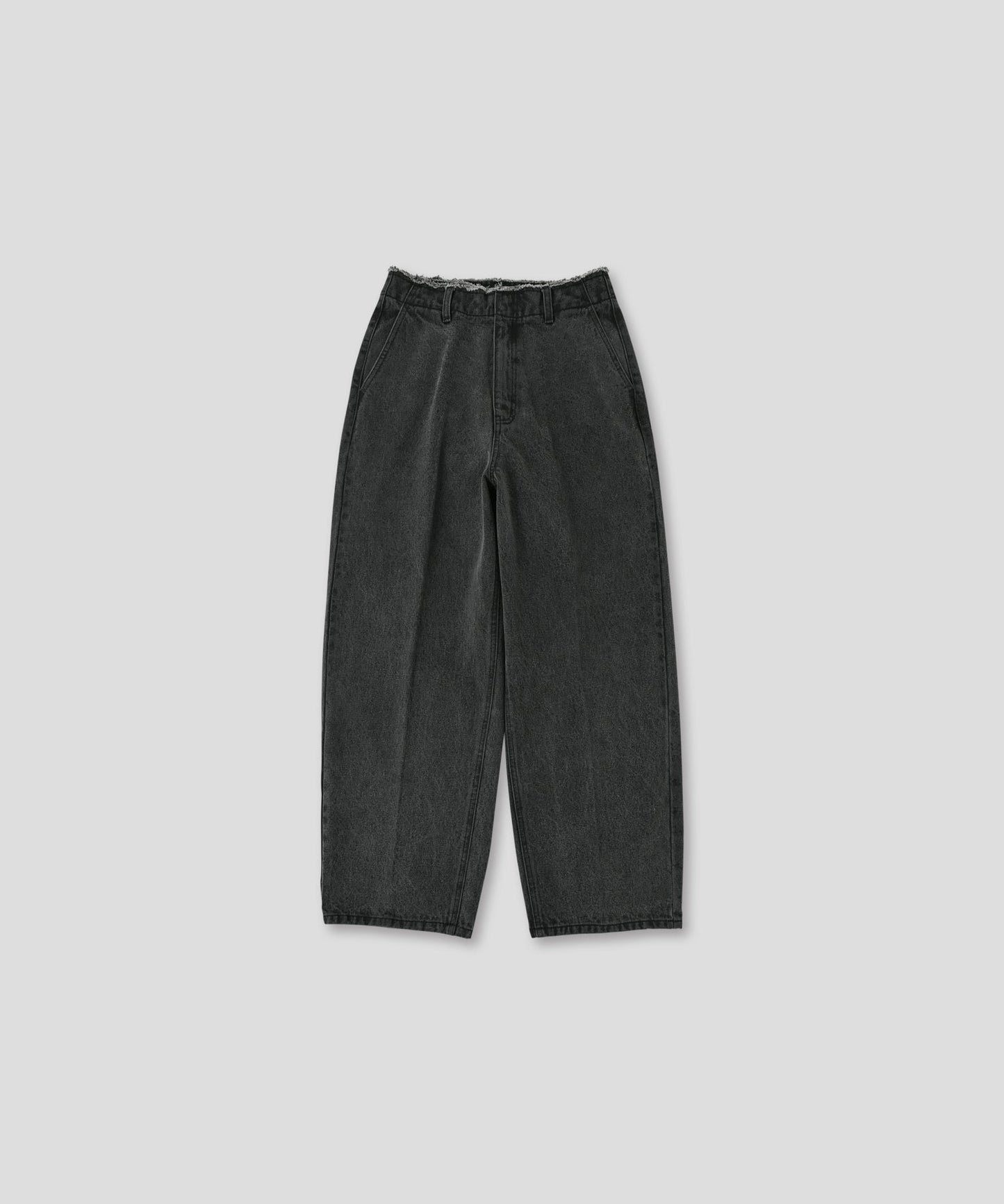 centerpress denim trouser / WHT25FPT4061