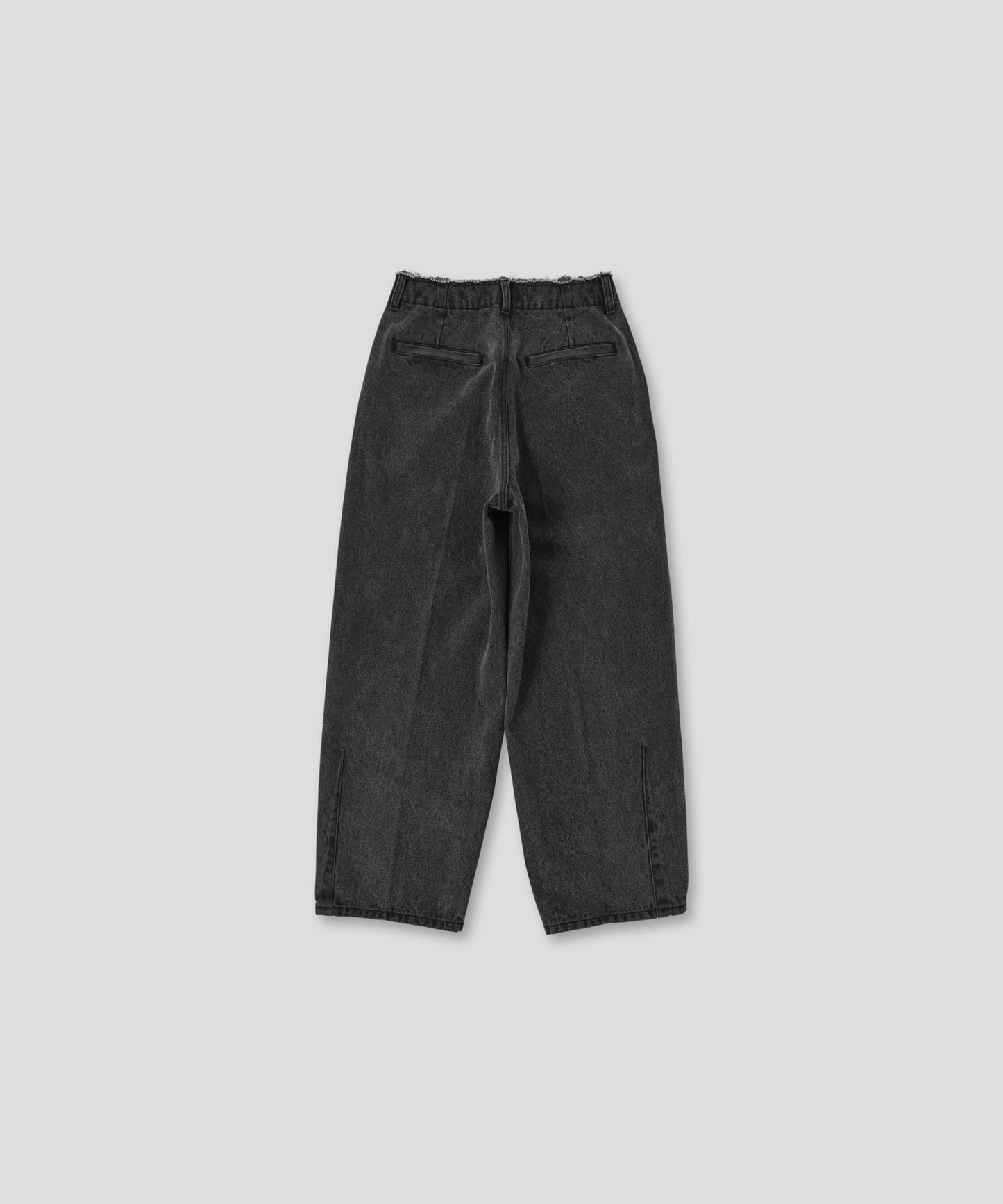 centerpress denim trouser / WHT25FPT4061