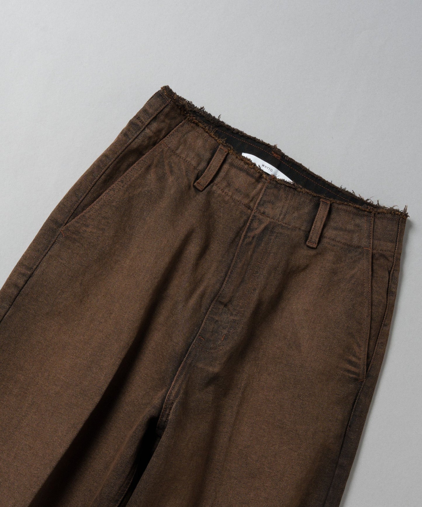 centerpress denim trouser / WHT25FPT4061