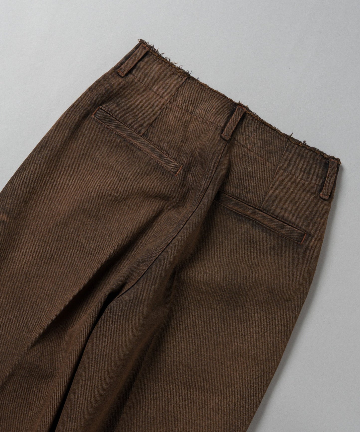centerpress denim trouser / WHT25FPT4061