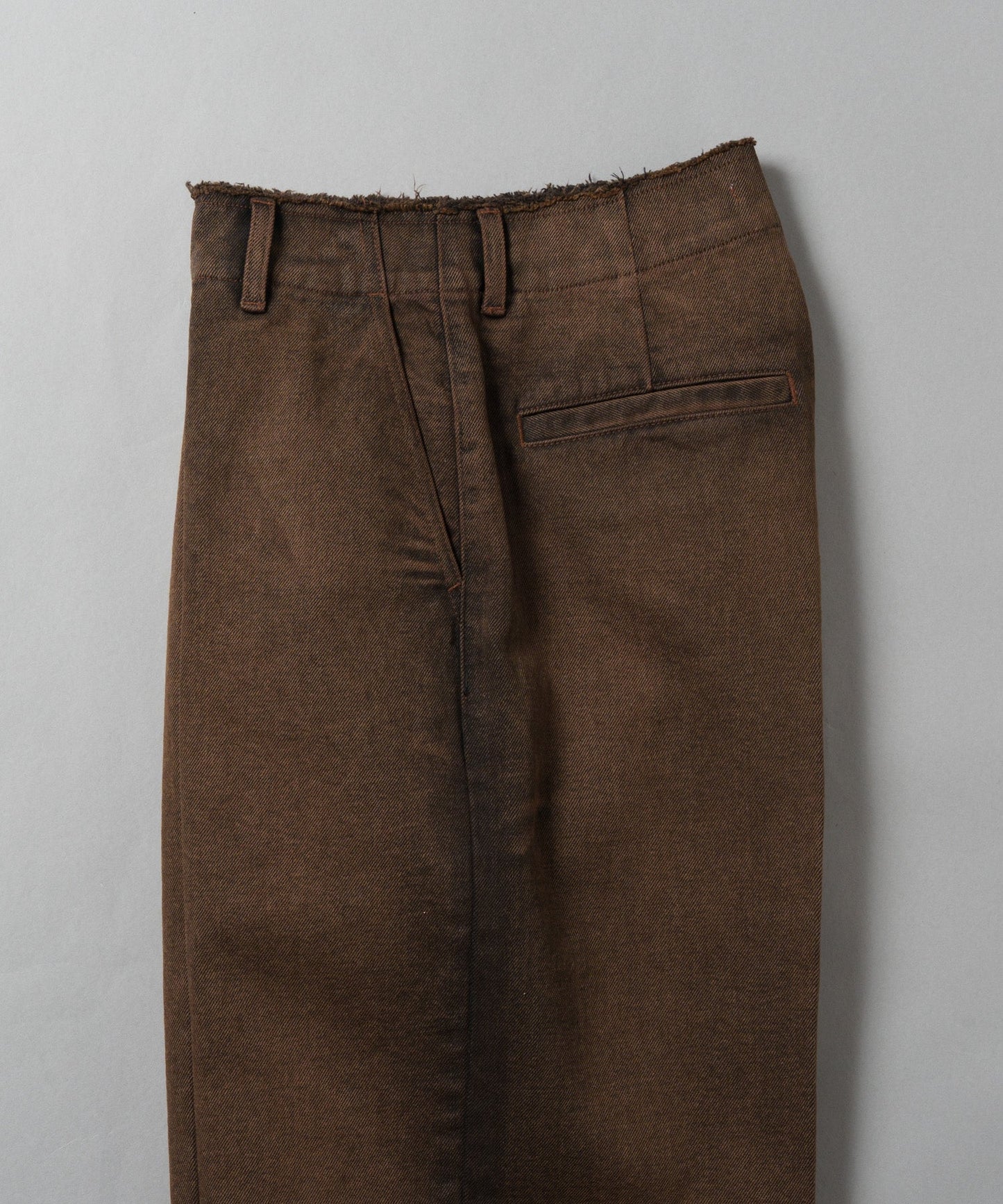 centerpress denim trouser / WHT25FPT4061