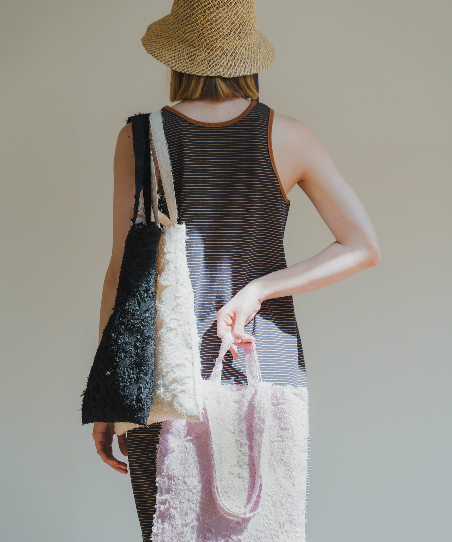 JACQUARD 2WAY BAG / WHT25HAC4006